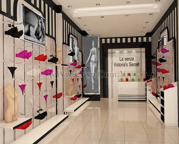 Thiết kế cửa hàng thời trang đồ lót Victoria's Secret